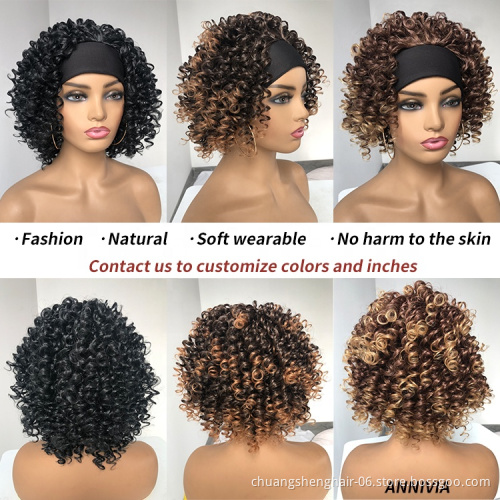 Hot New Products wigs bob with synthetic women afro braided deep wave brazillian blonde wig for coily wholesale headband wigs